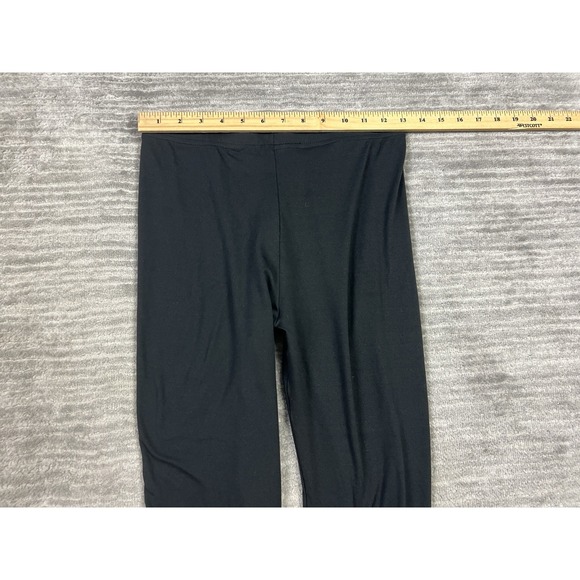 Just Be Leggings Womens Large Black Pull On Elastic Waist Polyester Blend - Picture 4 of 11